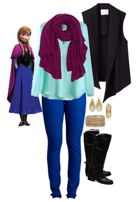 Disneybounding Anna Disney Bound Outfits Casual Disney Inspired Outfits Disneyland Outfits