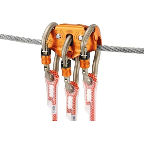 PETZL TRAC Plus Professional Zipline Pulley With Carabiner