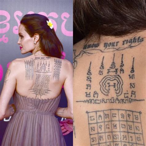 Conhe A O Significado De Tatuagens Da Angelina Jolie Mega Curioso