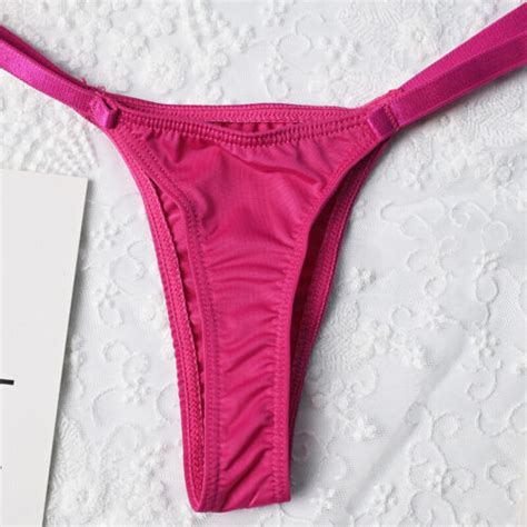 4 Packs Lot Sexy Womens Bikini Panties Thong G String Briefs Underwear Intimates EBay