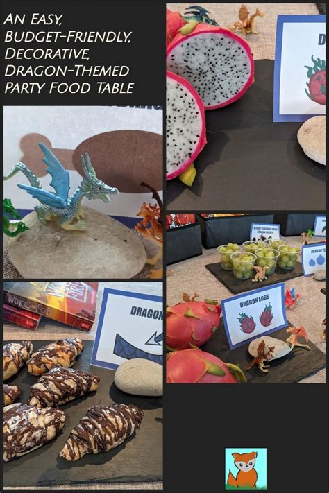 An Easy Budget Friendly Decorative Dragon Themed Party Food Table