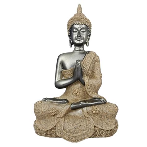 Meditating Buddha Praying Statue Aquarium Ornament Shop Online At