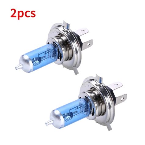 2pcs H4 55W Halogen Car Light Bulb High Low Beam H4 12V 60 55W P43T