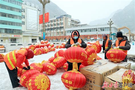 【新春走基层】康县：火红的灯笼迎新春