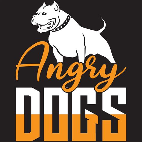 Angry Dogs T Shirt Design 5185789 Vector Art At Vecteezy