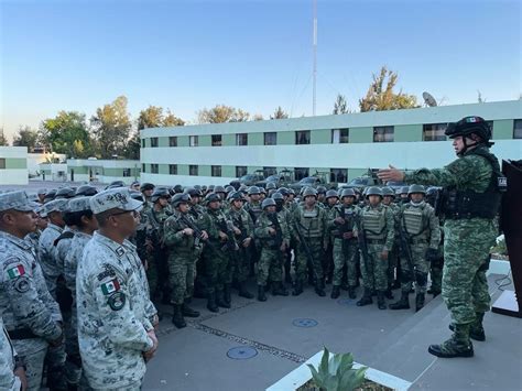 Arriban 200 Elementos Del Ejército Mexicano Y Guardia Nacional A