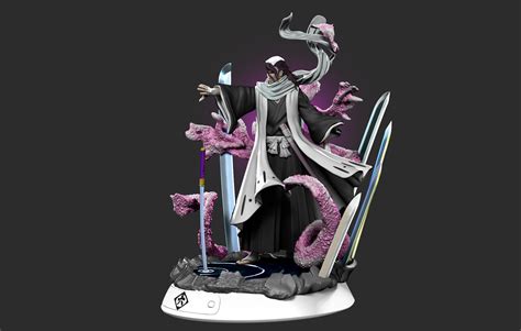 Stl File Bleach Byakuya Kuchiki Bankai Senbonzakura Kageyoshi