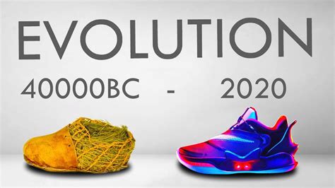 Evolution Of Shoes 40000bc 2020 Youtube