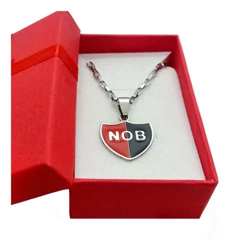 Collar Cadena De Acero Quirúrgico Escudo Newell s Old Boy Cuotas sin