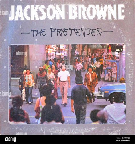 Vintage Vinyl Lp Cover The Pretender Jackson Browne Stock Photo - Alamy