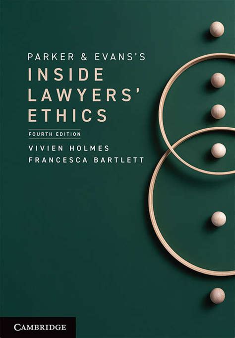 Parker And Evanss Inside Lawyers Ethics Bookshare