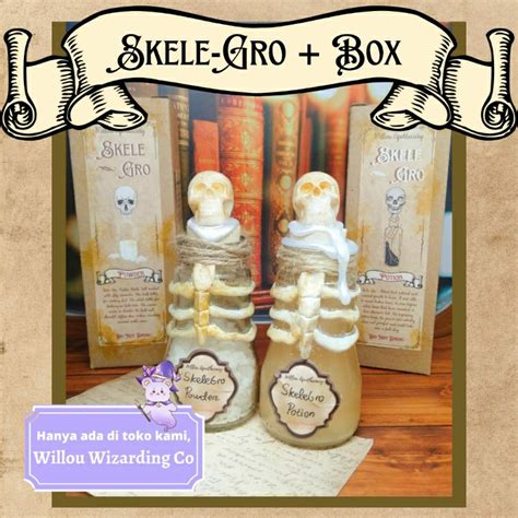 Harry Potter Potion Skelegro Skele Gro Powder Bath Salt Magic Potion