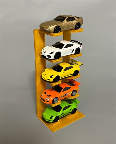 Hot Wheels Display Stand Diecast Escaparate para Hotwheels DioramaArchivo STL para Impresión