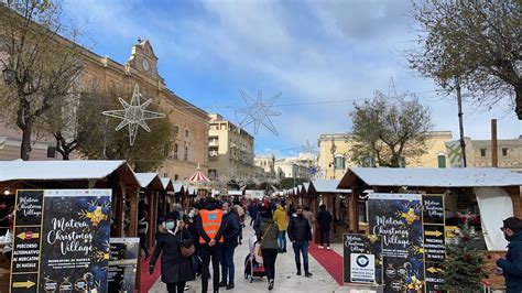 Matera Christmas Village Il Villaggio Natalizio Pi Bello Del Sud