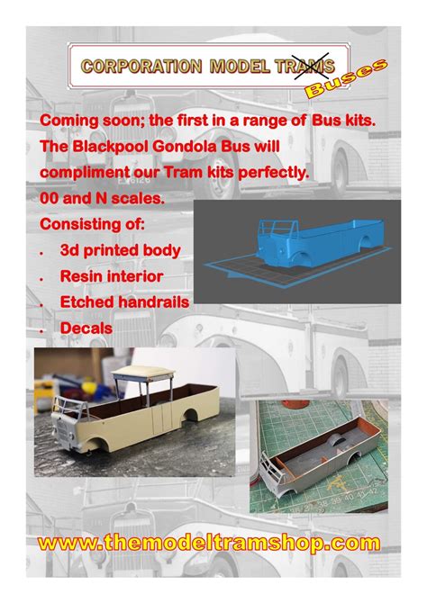 Corporation Model Buses East Lancs Model Tramway Supplies