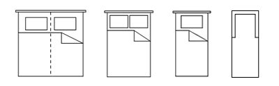 Bed Floor Plan Symbols