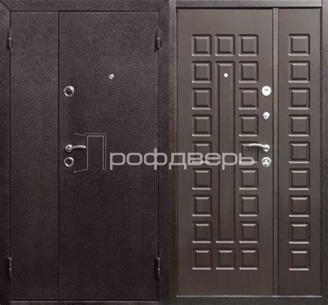 Двухстворчатая уличная входная дверь PD-4023 купить в Москве по цене от ...