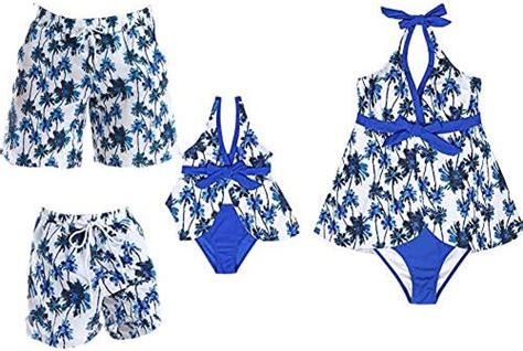 Lazeny Madre e Hija Traje de Baño Mujer Niña Bikini Familia Talle Alto