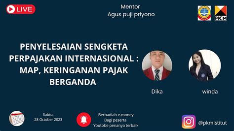 Penyelesaian Sengketa Perpajakan Internasional YouTube