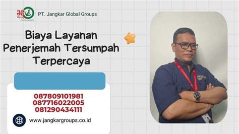 Biaya Layanan Penerjemah Tersumpah Terpercaya Jangkar Global Groups