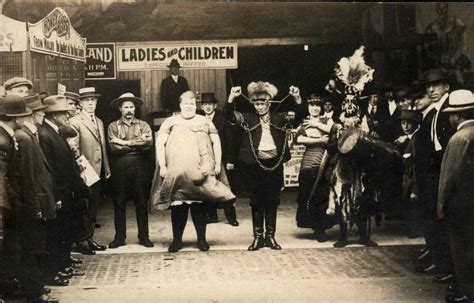 Circus Fat Lady Magician Escape Artist In Chains Houdini C1910 Rppc Postcard Other