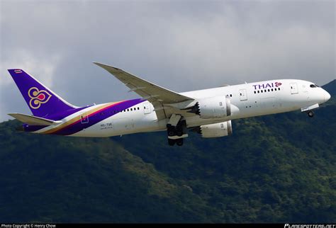 HS TQE Thai Airways Boeing 787 8 Dreamliner Photo By Henry Chow ID