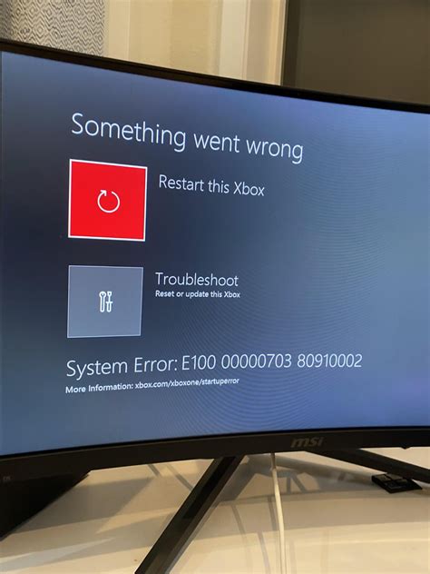 Xbox Series X Update Screen Error Has Occurred Rxbox