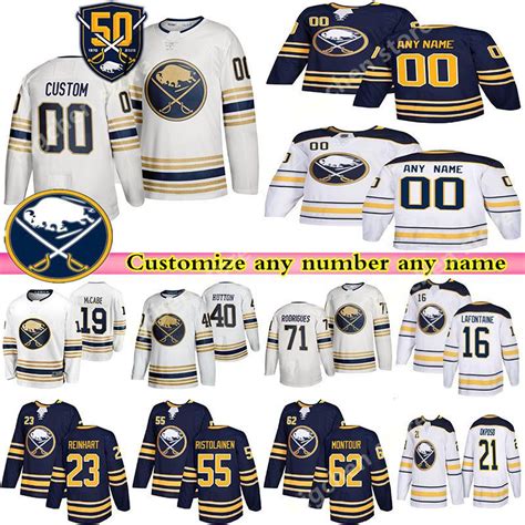 2020 Custom Mens Kids Womans Buffalo Sabres Jerseys 9 Jack Eichel 26 ...