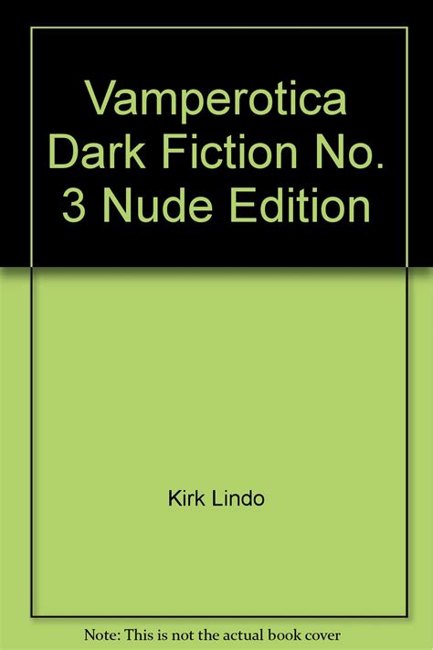 Vamperotica Dark Fiction No Nude Edition Kirk Lindo Amazon Books