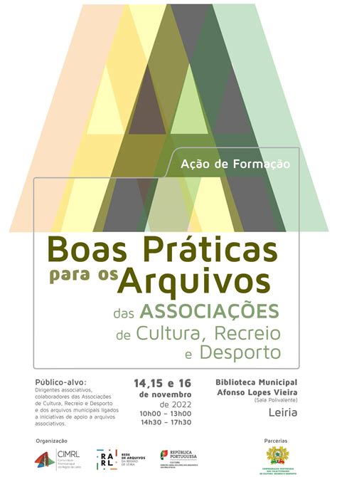 Divulgação Boas Práticas para os Arquivos das Associações de Cultura