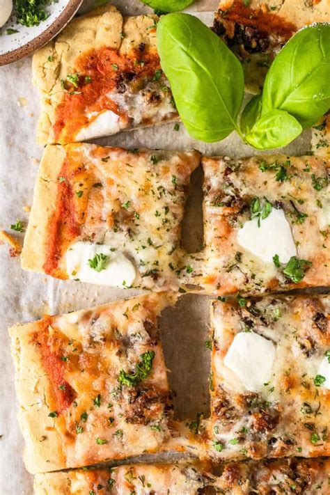 Roasted Red Pepper And Sausage Pizza Britney Breaks Bread