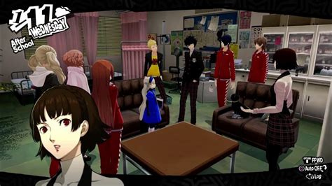 Persona 5 Royal Lavenza Shows Up At School Youtube