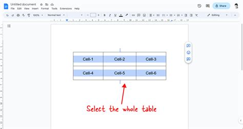 How To Make A Table Smaller In Google Docs