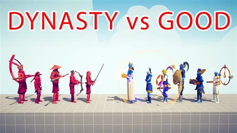 Dynasty Team Vs Good Team Totally Accurate Battle Simulator Tabs