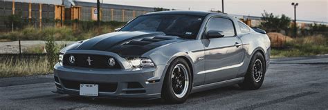 Gray Supercharged Ford Mustang S197 Forgestar D5 Forgestar