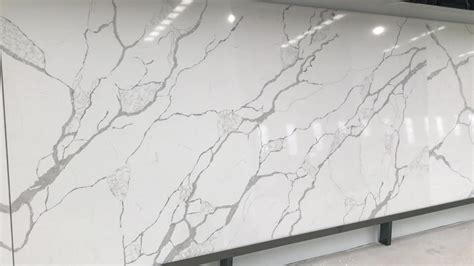 Hot-sale White Artificial Marble Quartz Slabs For Quartz Countertop ...