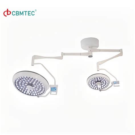 Double Dome Head Surgical Light Ceiling LED Operating Lamp For Hospital