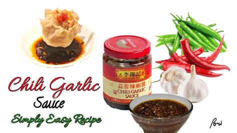 Homemade Chili Garlic Sauce Chili Garlic Sauce Recipe Youtube