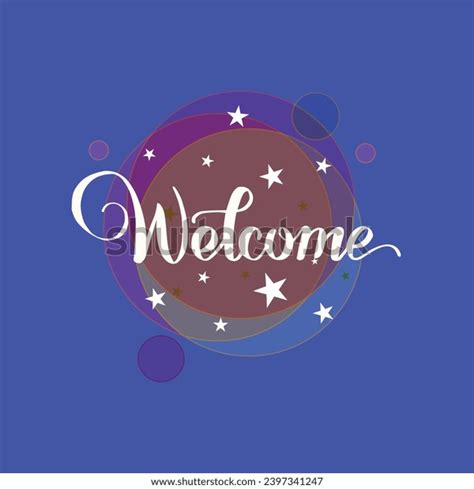 Welcome Your Guests Trendy Signboard Designs Stock Vector (Royalty Free ...