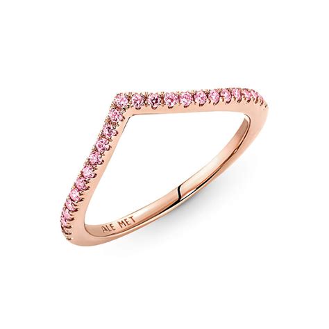 Pandora Timeless Wish Sparkling Pink CZ Ring | 9.0