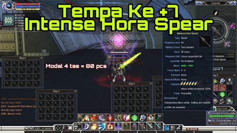 Tempa Senjata Intense Level Rf Online Versi Offline Youtube