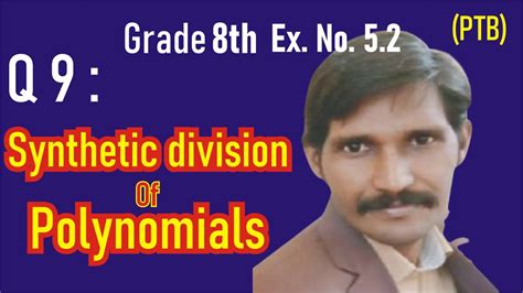 Synthetic Division Of Polynomial Class 8 Use Synthetic Division To