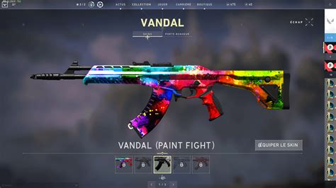 Two custom Vandal skins: "Street Art" and "Paint Fight" : r/VALORANT