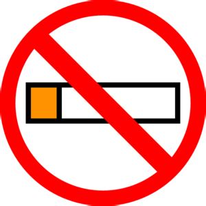 No Smoking Symbol Clip Art at Clker.com - vector clip art online, royalty free & public domain