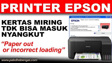 Penyebab Kertas Nyangkut Pada Printer Epson L3110 Kertas Macet KASKUS