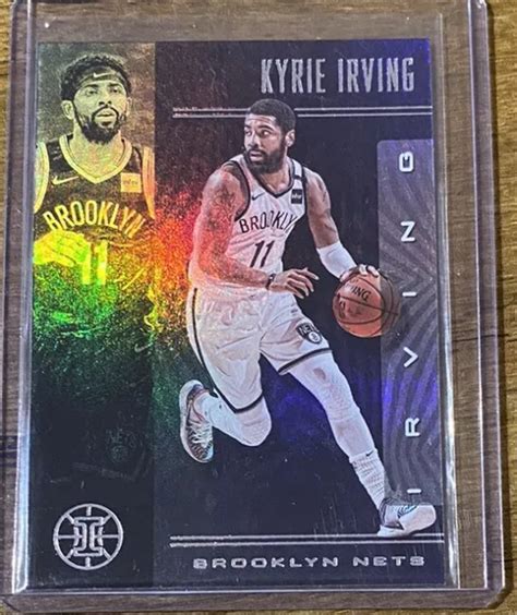 Kyrie Irving Panini Illusions Black Sapphire Parallel Eur