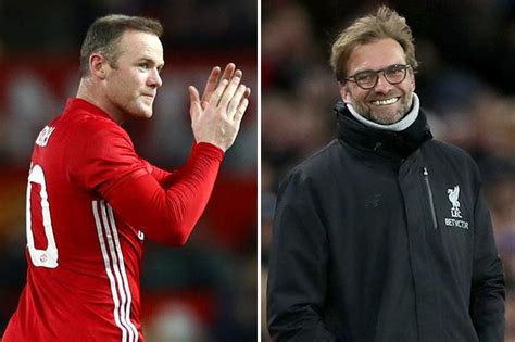 Manchester United Vs Liverpool Wayne Rooney Voted Reds Boss Jurgen