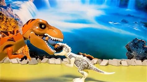 Dinozorlar Lego Oyuncakları Jurassic World Fight Indominus Rex Vs Blue