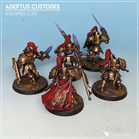 Warhammer 40,000 Adeptus Custodes - Scarhandpainting.com