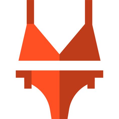 Bikini Basic Straight Flat Icon